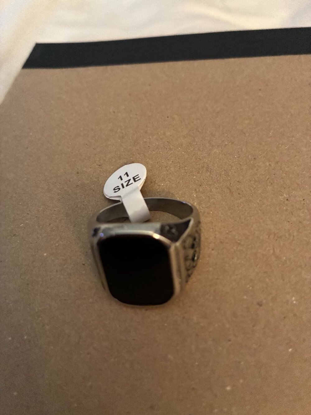 Beautiful Black Onyx size 11